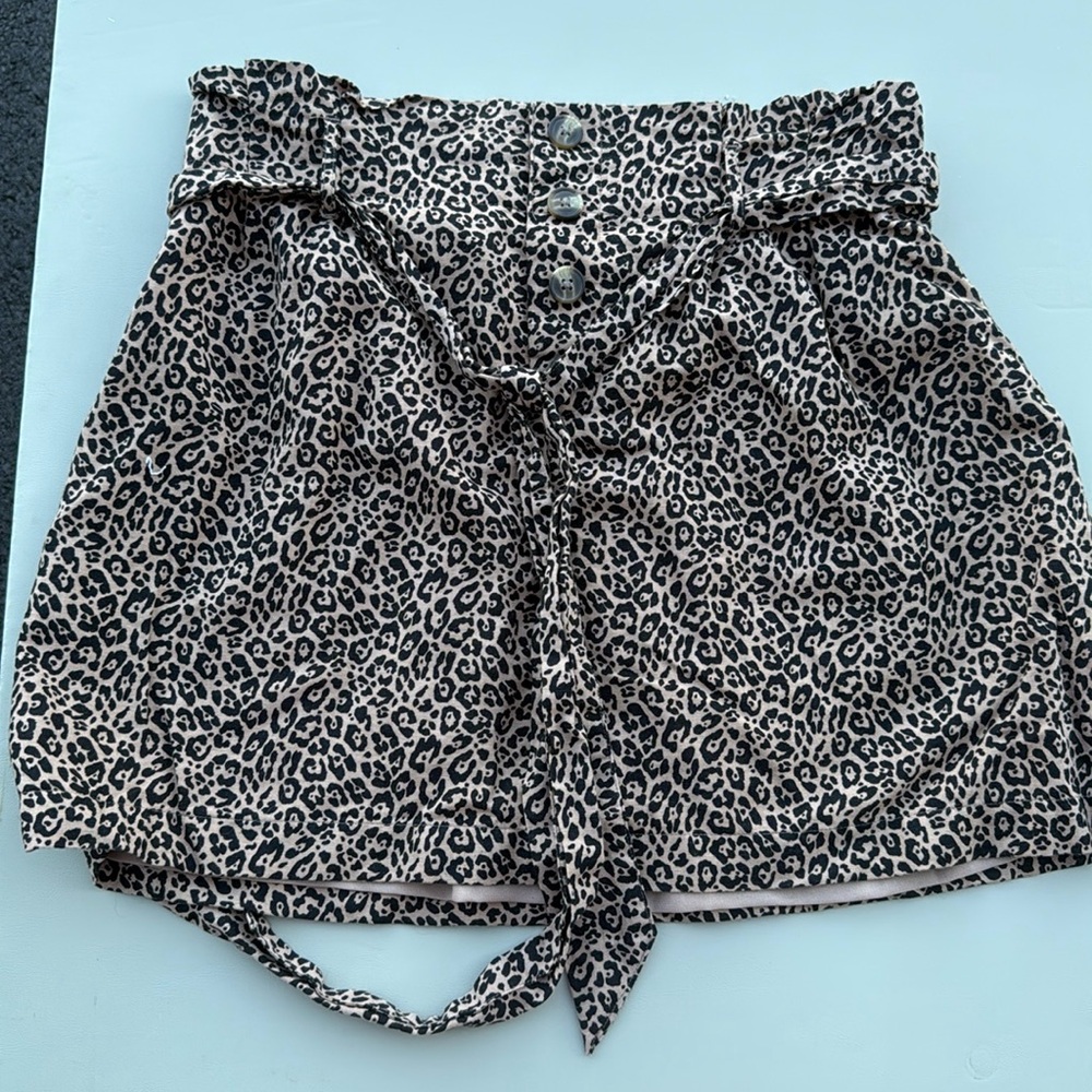 Leopard Print Skirt